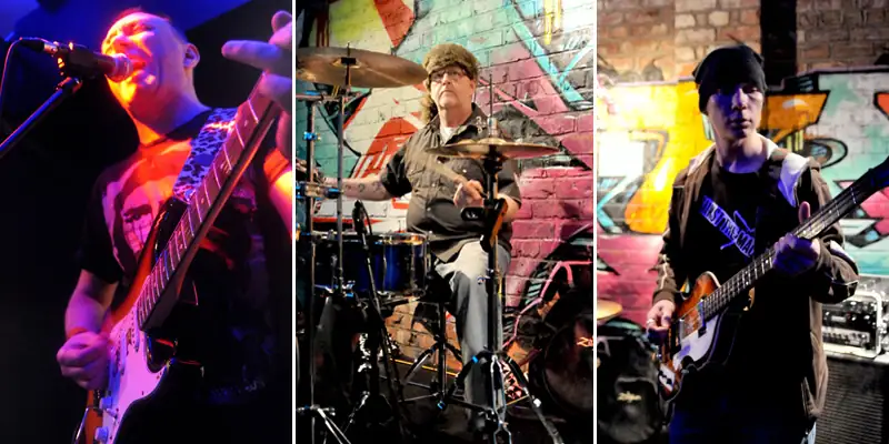 Devils River - Johnny, Bill, Pete. Three musicians of Devils River trio
